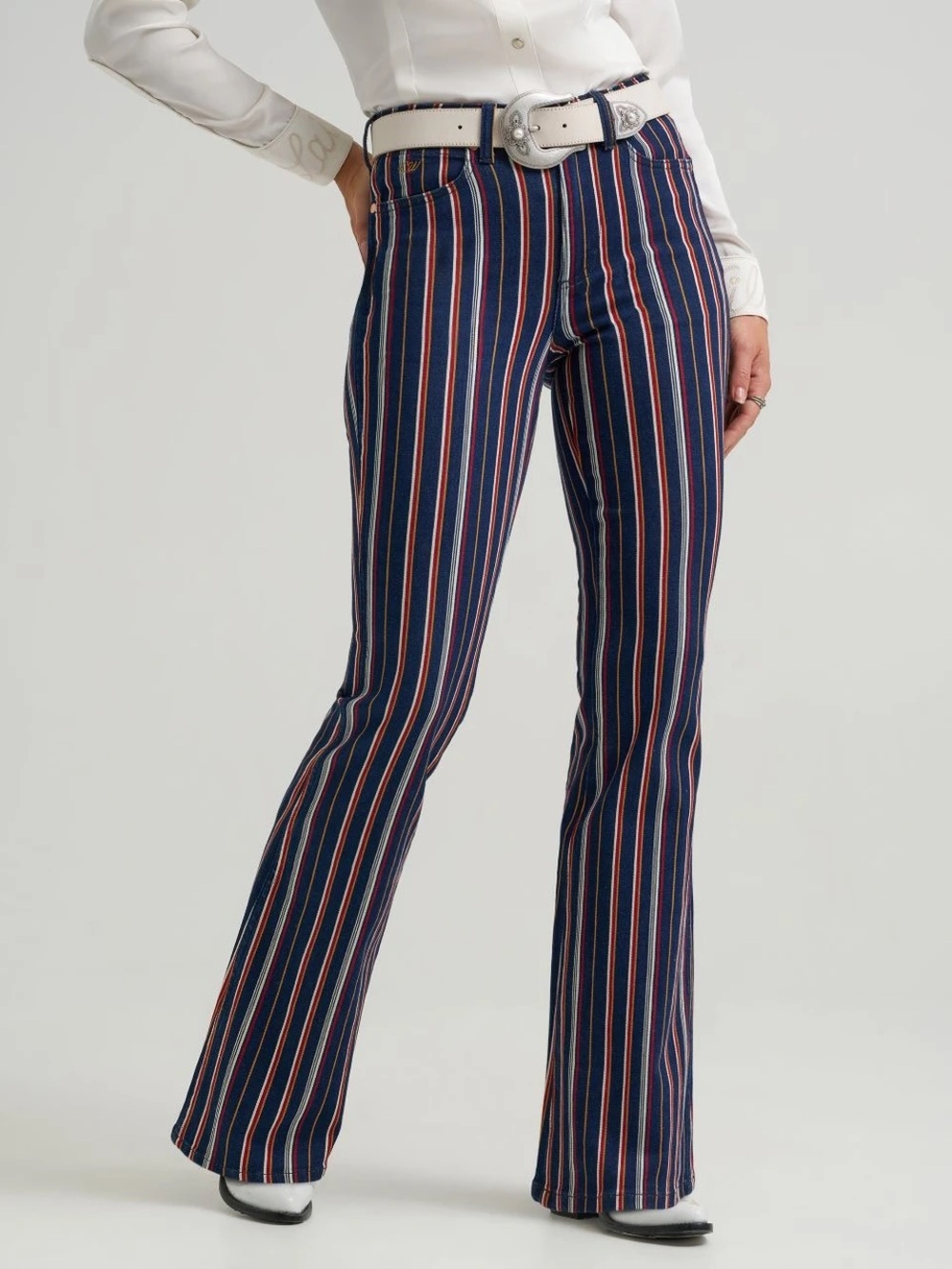 Wrangler X Lainey Wilson Striped Flare Jeans